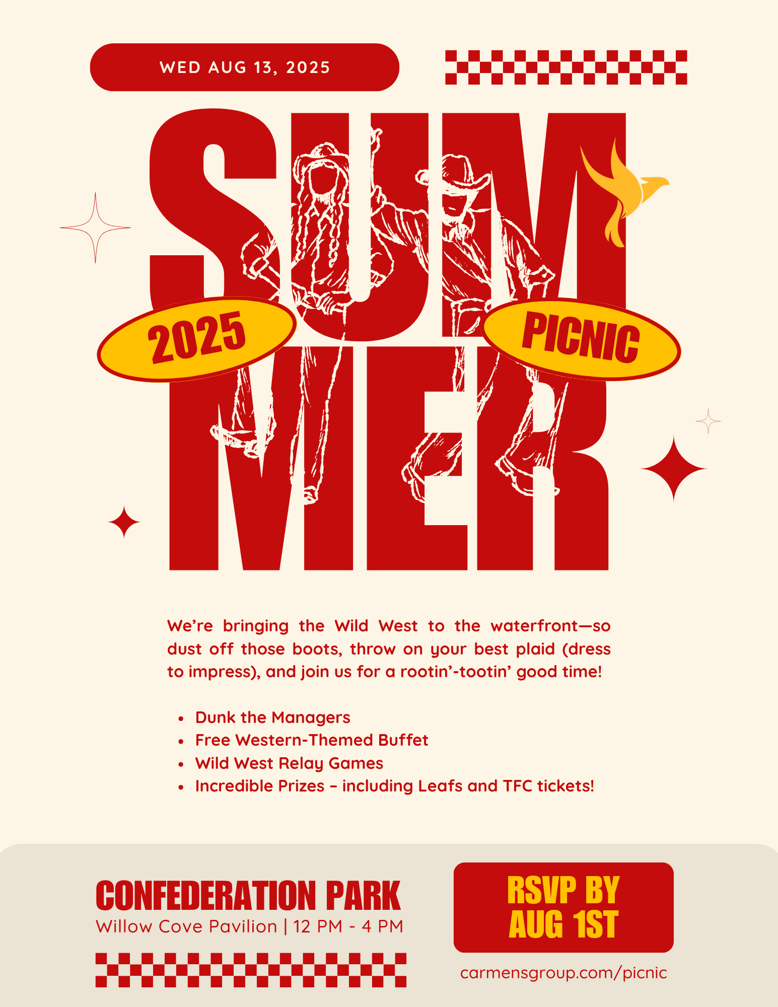 2025 Summer Picnic Poster